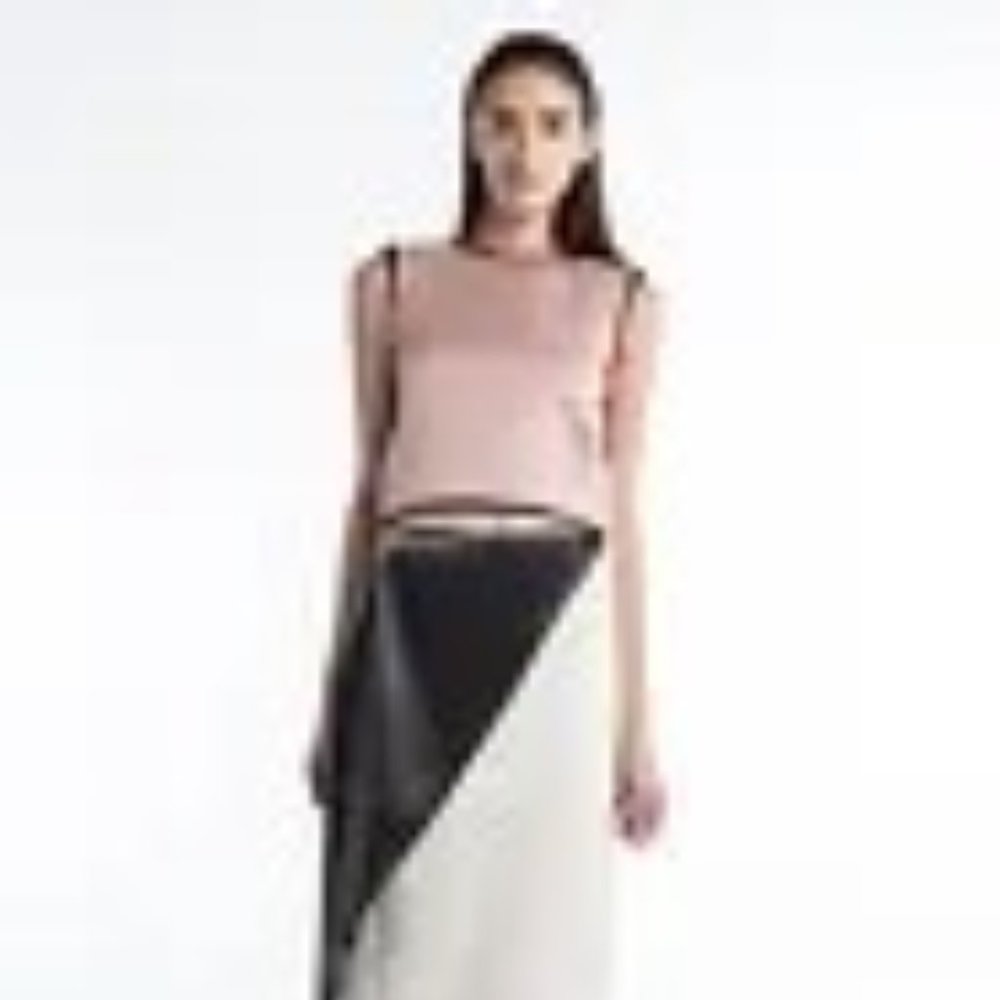 Nora Al Shaikh Futurista Pink Evening Wear Blouse Top sz M RARE